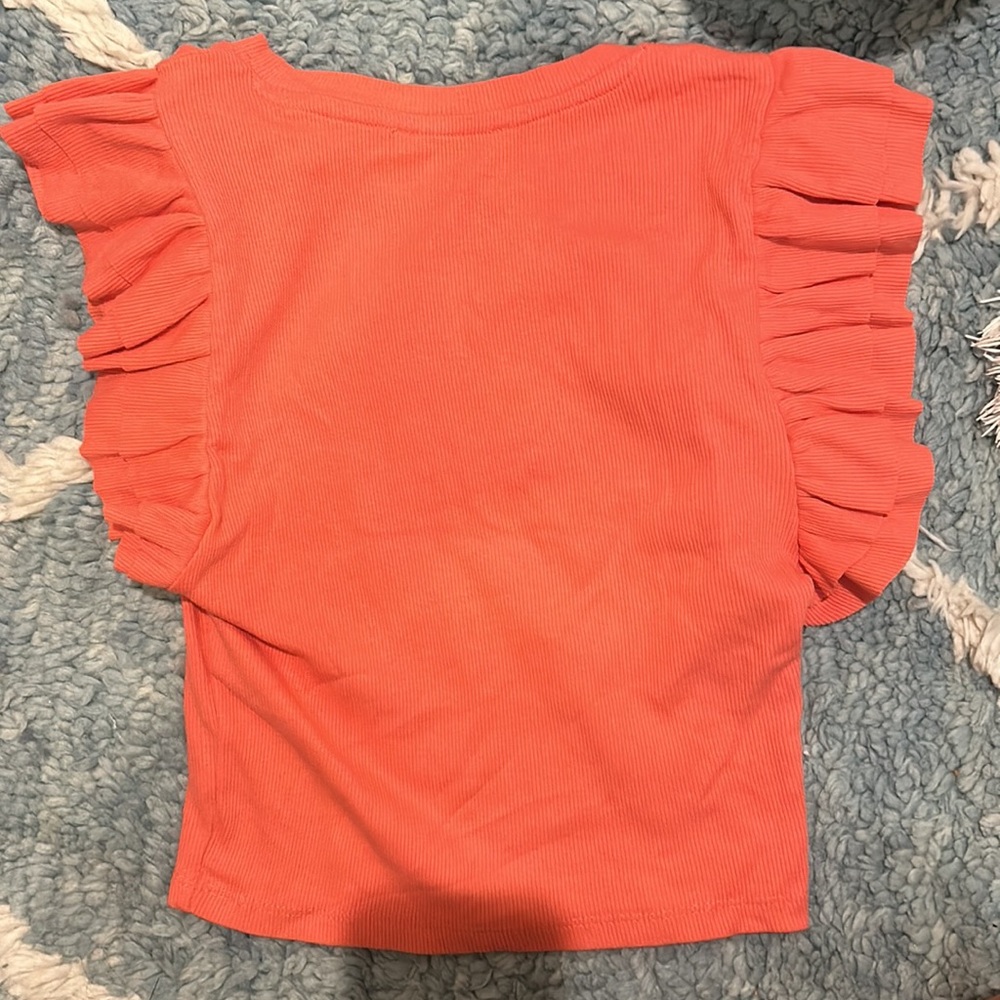 NEW ZARA RUFFLE TOP - Picture 2 of 2